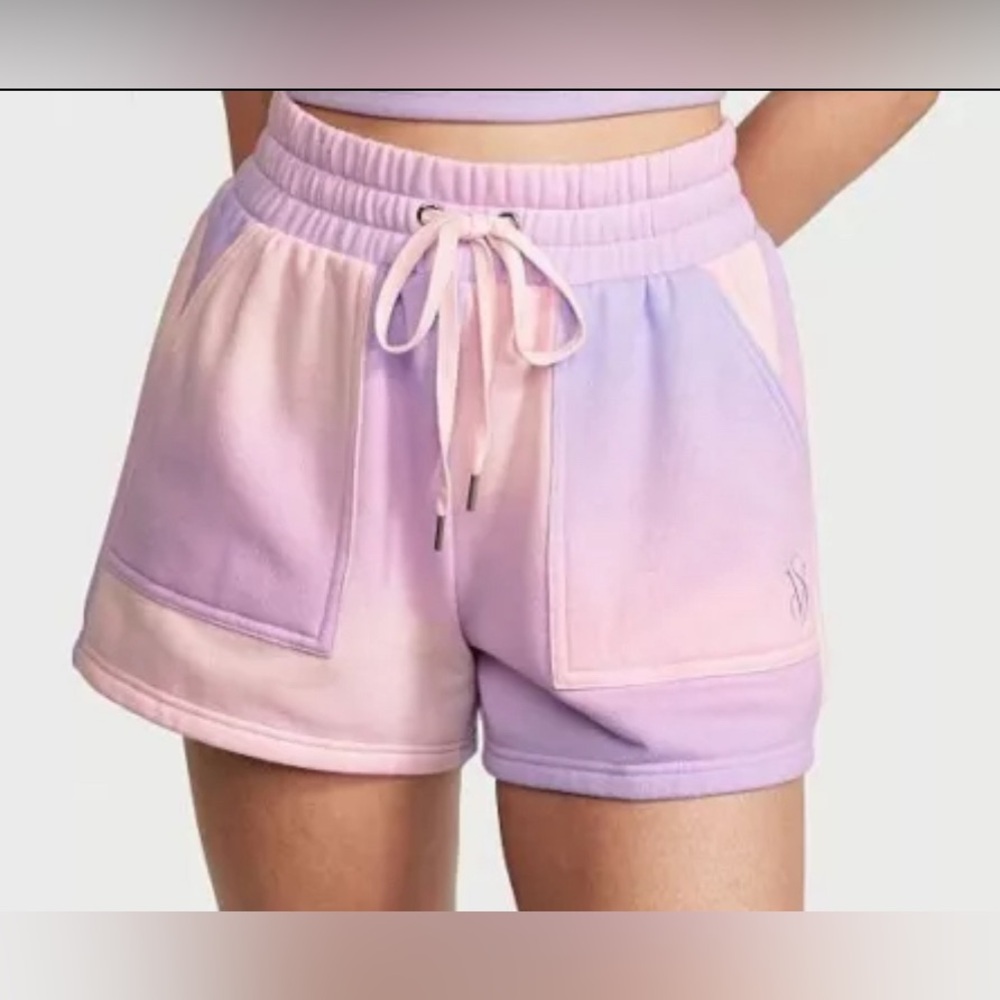 Victoria's Secret Pink & Purple High Waisted Cotton Shorts Size Small NW…